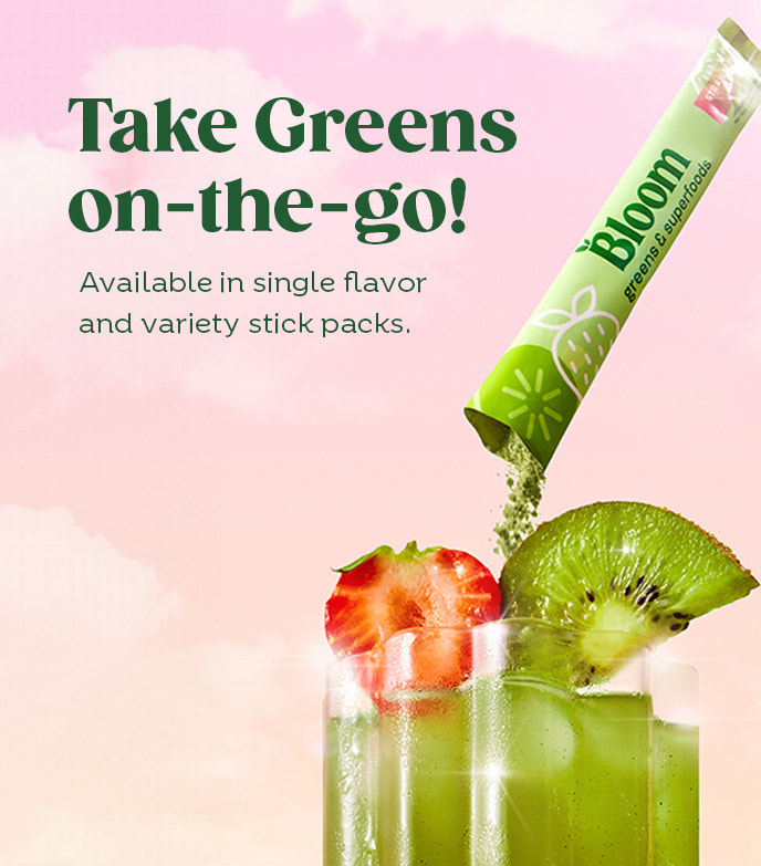 Take Greens on-the-go! Available in single flavor and variety stick packs.