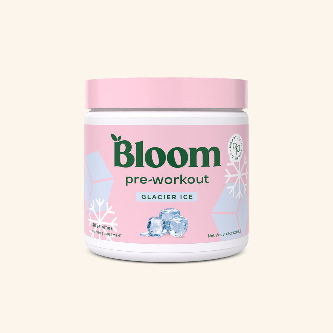  Bloom Nutrition Pre Workout Powder for Women by Leana Deeb -  Preworkout Focus Blend with Amino Acids, Beta Alanine, Ginseng, L-Tyrosine  & Natural Caffeine - Sugar Free & Keto Drink Mix (