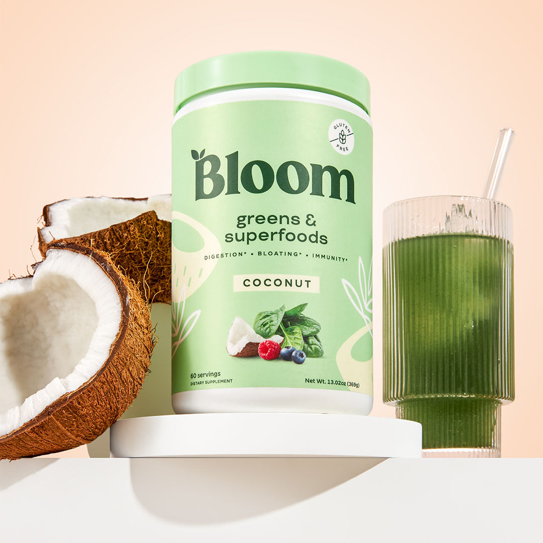 Suplemento Bloom Nutrition Greens & Superfoods Coconut I Oechsle