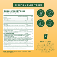 Greens Stick Packs | Bloom Nutrition