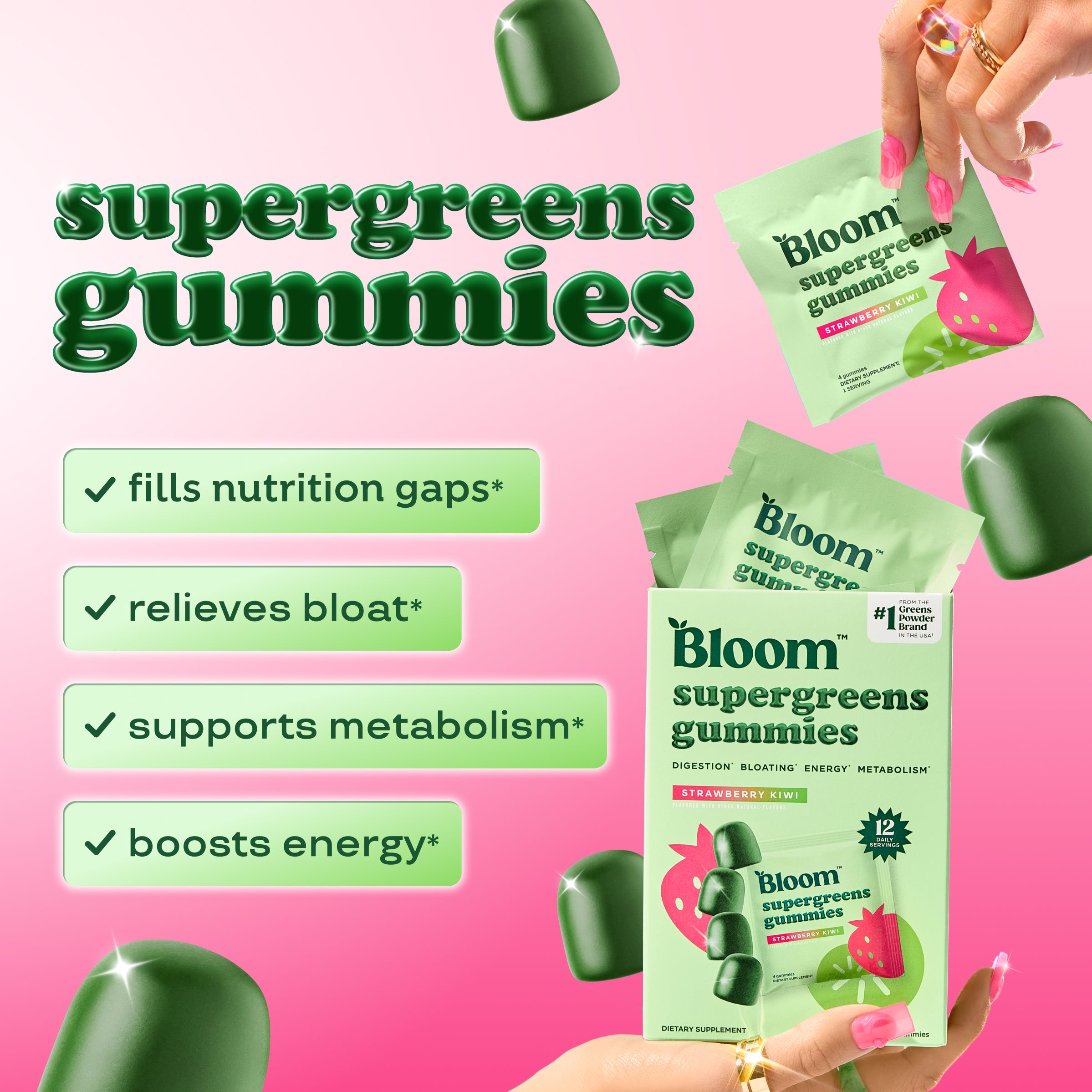 Supergreens Gummies | Bloom Nutrition