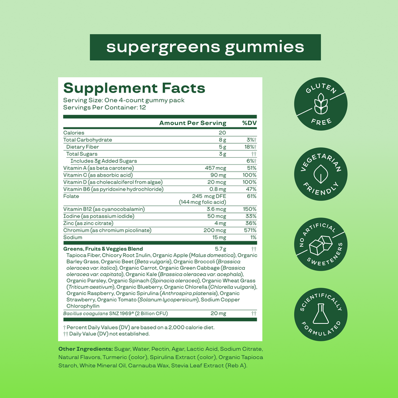Supergreens Gummies - Image 4