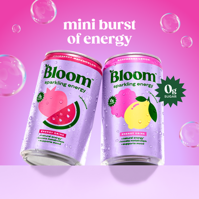 Sparkling Energy Drinks | Bloom Nutrition